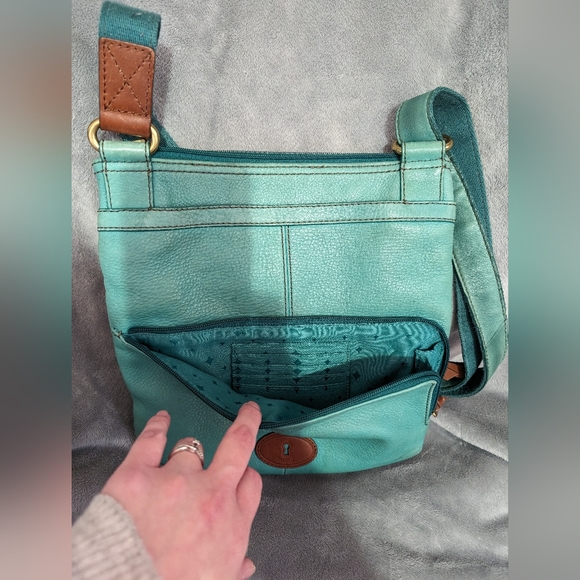 FOSSIL Morgan Crossbody bag, teal - Picture 9 of 16